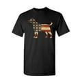 thumbnail image 1 of Tee Hunt American Dog T-Shirt Stars and Stripes Retriever Bulldog Pitbull Mens Shirt, 1 of 5
