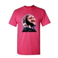 thumbnail image 1 of Tee Hunt American Howling Wolf T-Shirt Wildlife Animal Wolves Wilderness Mens Shirt, Hot Pink, X-Large, 1 of 5