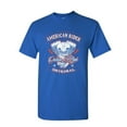 thumbnail image 1 of Tee Hunt American Rider T-Shirt Custom Made Motorcycle Route 66, Blue, XX-Large, 1 of 5