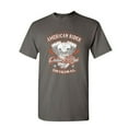 thumbnail image 1 of Tee Hunt American Rider T-Shirt Custom Made Motorcycle Route 66, Charcoal, X-Large, 1 of 5