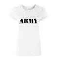 thumbnail image 1 of Tee Hunt Army Women's T-Shirt Military Veteran POW MIA Patriotic Veteran's Day Shirt, White, X-Large, 1 of 5