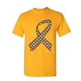 thumbnail image 1 of Tee Hunt Autism Awareness Ribbon T-Shirt Support Care Love ASD Asperger Mens Shirt, Yellow, Small, 1 of 5