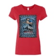 thumbnail image 1 of Tee Hunt Autoworkers Backbone of America Women's T-Shirt Car Motor Mechanic Union Shirt, Red, Small, 1 of 5