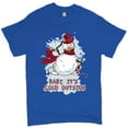 thumbnail image 1 of Tee Hunt Baby, It's Cold Outside T-Shirt Merry Christmas Snowman Candy Cane Men's Tee, Blue, 4X-Large, 1 of 5
