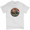 thumbnail image 1 of Tee Hunt Bad News Travels Fast T-Shirt Hot Rod Route 66 Drag Racing Men's Novelty Shirt, White, XX-Large, 1 of 5