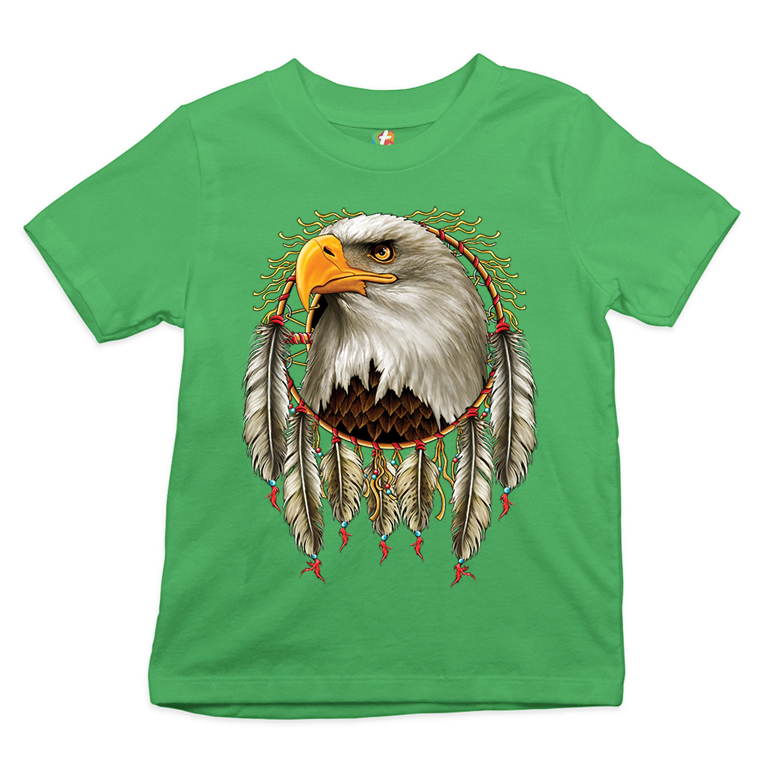 Tee Hunt Bald Eagle Dreamcatcher Youth T Shirt Indigenous Native 