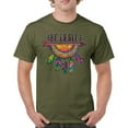 thumbnail image 1 of Tee Hunt Be Brave Dream Catcher T-Shirt Dean Russo Motivation Yolo Men's Tee, Military Green, Large, 1 of 5