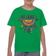 thumbnail image 1 of Tee Hunt Be Brave Dream Catcher Youth T-Shirt Dean Russo Motivation Yolo Kids, Green, Medium, 1 of 5