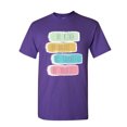thumbnail image 1 of Tee Hunt Be Kind Brave Thankful Be Yourself T-Shirt Motivation Positive Mens Shirt, Purple, Small, 1 of 5