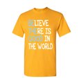 thumbnail image 1 of Tee Hunt Be The Good T-Shirt Believe There is Good in The World Inspire Mens Shirt, Yellow, Medium, 1 of 5
