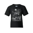 thumbnail image 1 of Tee Hunt Bears in The Night Youth T-Shirt Bear Grizzly Wilderness Animals Kids Tee, 1 of 5