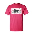 thumbnail image 1 of Tee Hunt Best Furiend Cat Lovers T-Shirt Best Friend Pet Lovers Kitty Paw Mens Shirt, Hot Pink, Medium, 1 of 4