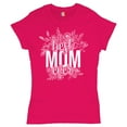 thumbnail image 1 of Tee Hunt Best Mom Ever T-Shrit Blessed Mama Mother's Day Maternity Parenting Women's T-Shirt Tee, Pink, X-Large, 1 of 4