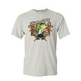 thumbnail image 1 of Tee Hunt Big Bass Fishing T-Shirt Living The Reel Life Fisherman Spinning Mens Shirt, Ash Gray, Small, 1 of 5