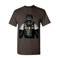 thumbnail image 1 of Tee Hunt Biker Ape T-Shirt Gorilla Motorcycle Route 66 Chopper Bobber Mens, Brown, Medium, 1 of 5