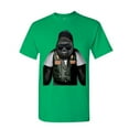 thumbnail image 1 of Tee Hunt Biker Ape T-Shirt Gorilla Motorcycle Route 66 Chopper Bobber Mens, Green, 4X-Large, 1 of 5