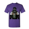 thumbnail image 1 of Tee Hunt Biker Ape T-Shirt Gorilla Motorcycle Route 66 Chopper Bobber Mens, Purple, X-Large, 1 of 5