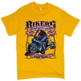 thumbnail image 1 of Tee Hunt Bikers Against Breast Cancer T-Shirt Fight for a Cure Hope Matters Men's Tee, Yellow, Small, 1 of 5