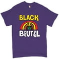 thumbnail image 1 of Tee Hunt Black Is Beautiful T-shirt African American Black Pride Equality Men's Tee, Purple, Large, 1 of 5