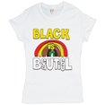 thumbnail image 1 of Tee Hunt Black is Beautiful T-Shirt African American Pride Equality Women's T-Shirt Tee, White, Small, 1 of 5