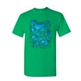 thumbnail image 1 of Tee Hunt Blue Skulls T-Shirt Skull Face Death Dead Reaper Hell Evil Demon Mens Shirt, Green, X-Large, 1 of 5