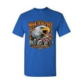 thumbnail image 1 of Tee Hunt Born to be Free T-Shirt Historic Route 66 Bald Eagle Biker Gang Mens Shirt, Blue, Large, 1 of 4