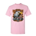 thumbnail image 1 of Tee Hunt Born to be Free T-Shirt Historic Route 66 Bald Eagle Biker Gang Mens Shirt, Light Pink, 3X-Large, 1 of 4