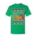 thumbnail image 1 of Tee Hunt California Republic Ugly Sweater T-Shirt Christmas Xmas CA Bear Mens Shirt, Green, Medium, 1 of 4