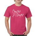 thumbnail image 1 of Tee Hunt Cancer Slayer T-Shirt Breast Cancer Awareness Ribbon Hope Healing Men's Tee, 1 of 5