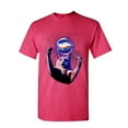 thumbnail image 1 of Tee Hunt Cat Catching a Sandwich T-Shirt Plasma Ball Kitty Kitten Weird Mens Shirt, Hot Pink, Medium, 1 of 5