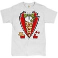 thumbnail image 1 of Tee Hunt Christmas Tuxedo T-shirt Funny Tux Holiday Spirit Festive Men's Tee, Ash Gray, X-Large, 1 of 4