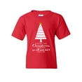 thumbnail image 1 of Tee Hunt Christmas in Your Heart Youth T-Shirt Xmas Christmas Tree Jingle Bells Kids Tee, 1 of 4