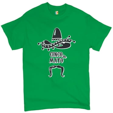 Tee Hunt Cinco de Mayo T-Shirt Funny Party Sombrero Mexican Culture Fiesta Men's Tee