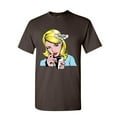 thumbnail image 1 of Tee Hunt Coffee First Revenge Later T-Shirt Funny Comic Pop Art Sarcastic Mens Shirt, Brown, 3X-Large, 1 of 4