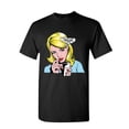 thumbnail image 1 of Tee Hunt Coffee First Revenge Later T-Shirt Funny Comic Pop Art Sarcastic Mens Shirt, 1 of 4