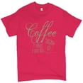 thumbnail image 1 of Tee Hunt Coffee is Always a Good Idea T-Shirt Caffeine Addict Coffee Lover Men's Tee, Hot Pink, Large, 1 of 5