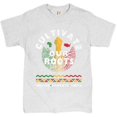 thumbnail image 1 of Tee Hunt Cultivate Our Roots T-shirt Inspire Educate Unite African American Men's Tee, Ash Gray, XX-Large, 1 of 5