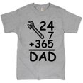 thumbnail image 1 of Tee Hunt DAD 24 7 365 T-Shirt Funny Dad Gift Father's Day Men's Tee, 1 of 5