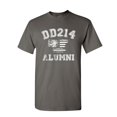 thumbnail image 1 of Tee Hunt DD214 Alumni Distressed American Flag T-Shirt Military Veteran Mens Shirt, Charcoal, XX-Large, 1 of 5
