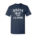 thumbnail image 1 of Tee Hunt DD214 Alumni Distressed American Flag T-Shirt Military Veteran Mens Shirt, Navy Blue, XX-Large, 1 of 5