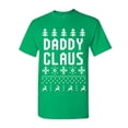 thumbnail image 1 of Tee Hunt Daddy Claus Funny Santa T-Shirt Christmas Xmas Ugly Sweater Men's Novelty Shirt, Green, 5X-Large, 1 of 5