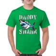 thumbnail image 1 of Tee Hunt Daddy Shark Funny Father's Day T-Shirt Funny Dad Grandpa Men's Tee, Green, 3X-Large, 1 of 5