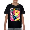 thumbnail image 1 of Tee Hunt Dean Russo Colorful Marilyn Youth T-Shirt Neon Hot Symbol Starlet Kids, 1 of 5