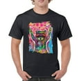 thumbnail image 1 of Tee Hunt Dean Russo Cosmic Trash Panda T-Shirt Funny Weird Hippie Men's Tee, 1 of 5