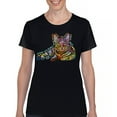 thumbnail image 1 of Tee Hunt Dean Russo Cute Cat T-Shirt First We Steal Your Heart Pet Women's T-Shirt Tee, 1 of 5