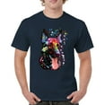 thumbnail image 1 of Tee Hunt Dean Russo German Shepherd T-Shirt Colorful Dog Best Friend Men's Tee, Navy Blue, Medium, 1 of 5