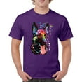 thumbnail image 1 of Tee Hunt Dean Russo German Shepherd T-Shirt Colorful Dog Best Friend Men's Tee, Purple, Medium, 1 of 5