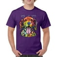 thumbnail image 1 of Tee Hunt Dean Russo Labrador Retriever T-Shirt Love Pet Dog is Love Men's Tee, Purple, X-Large, 1 of 5