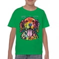 thumbnail image 1 of Tee Hunt Dean Russo Labrador Retriever Youth T-Shirt Love Pet Dog is Love Kids, Green, Large, 1 of 5