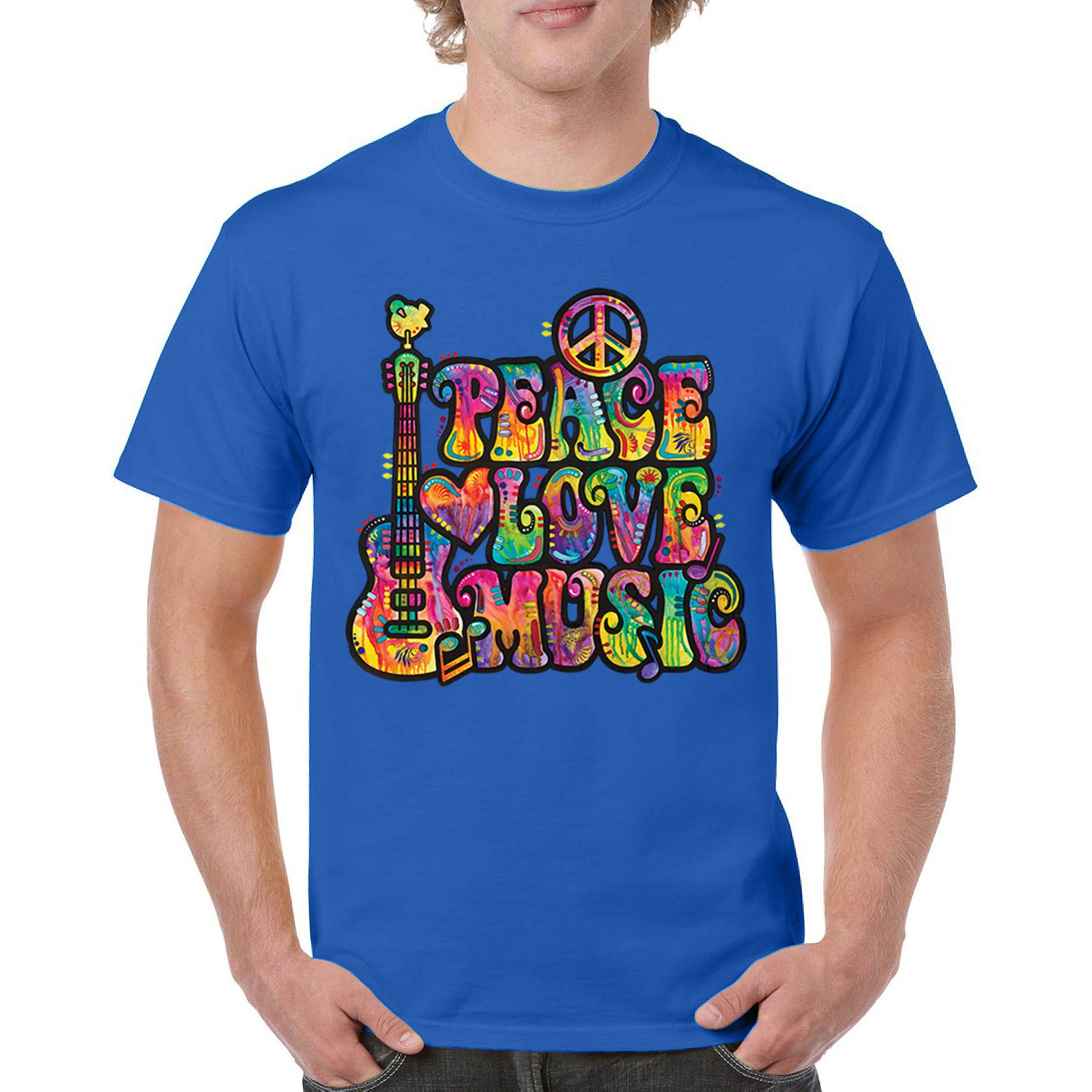 Peace love clearance music t shirt